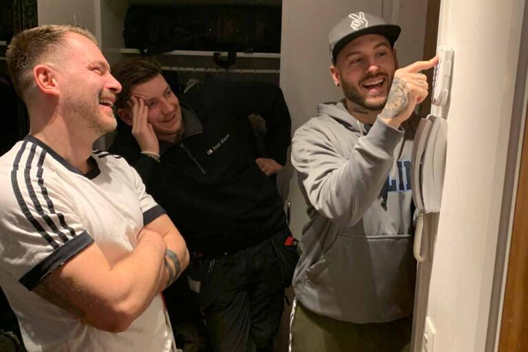 Hysén får sitt hemlarm installerat